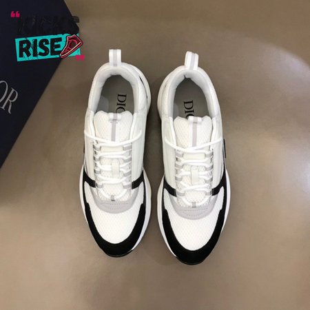 DIOR B22 SNEAKER WHITE BLACK - CD99