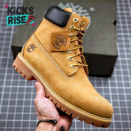 TIMBERLAND PREMIUM 6-INCH WATERPROOF BOOTS WHEAT NUBUCK - TBL001