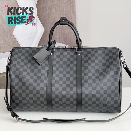 keepall bandouliere damier graphite 45 black/graphite