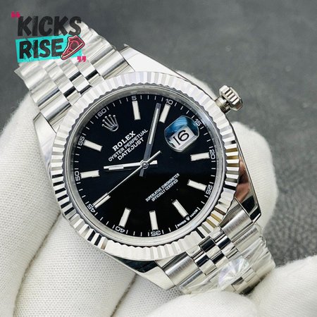 Rolex Datejust White Black 41mm