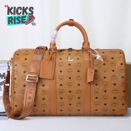 MCM Ottomar Weekender Bag in Visetos