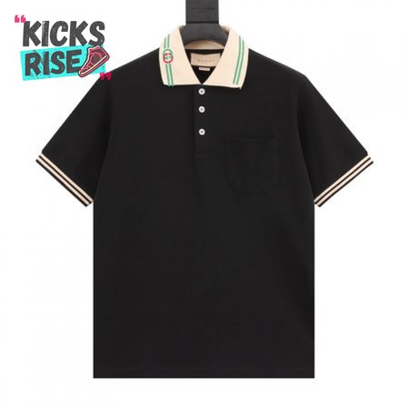 Gucci Interlocking G-collar Polo Shirt