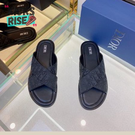 DIOR ALIAS SANDAL Black Dior Oblique Jacquard