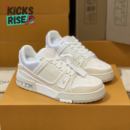 trainer beige white