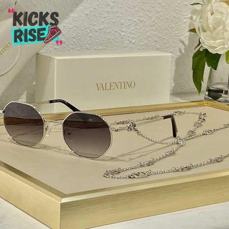 Valentino Eyewear Geometric Frame Sunglasses