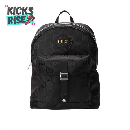 Gucci Off The Gird Backpack Black GG Nylon - GBP002