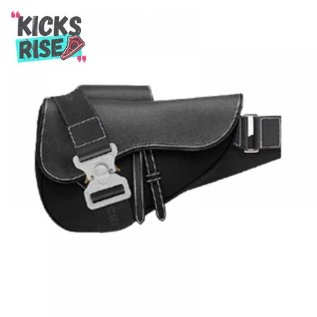 SADDLE BAG NAVY GRAINED CALFSKIN