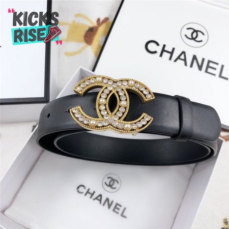 Chanel Leather Belt Buckle 30mm