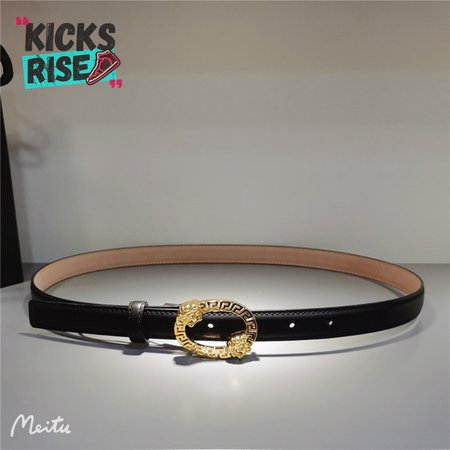 versace 2.0 collar buckle rivet belt