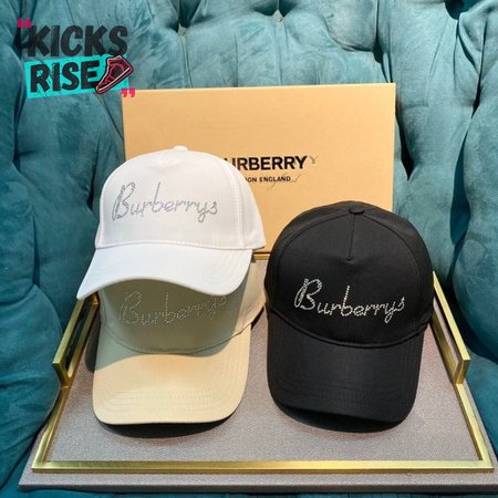 High Quality Burberry Rhinestone baseball 7 Star cap