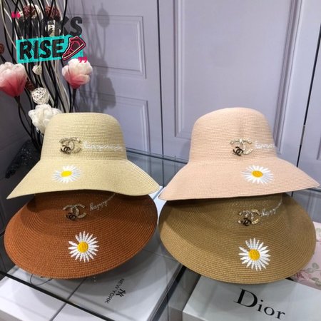 New Wholesale CC Daisy Straw Hat