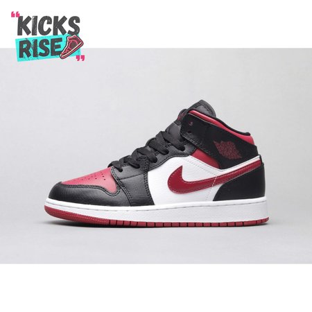 Air Jordan 1 Mid Bred Toe 36-46