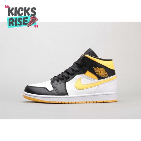 Air Jordan 1 Mid Laser Orange Black 36-46