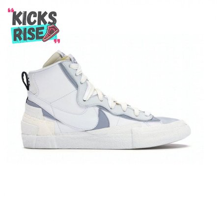 Sacai x Blazer Mid 'White Grey' Size 40-47.5