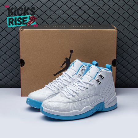 Jordan 12 Retro White University Blue (2004) (Women's) 308243-142 Size 40-47.5