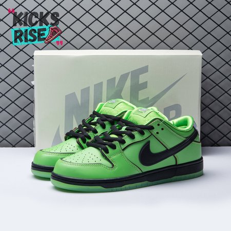 The Powerpuff Girls x Nike SB Dunk Low Buttercup FZ8319-300 Size 36-48