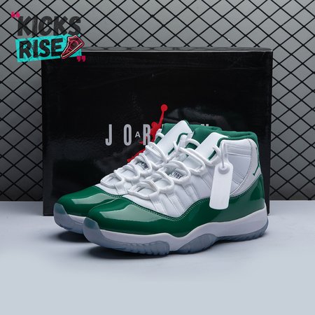 Jordan 11 Retro White Green CT8012-113 Size 40-48.5