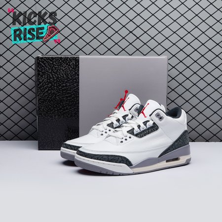 Jordan 3 Retro Cement Grey CT8532-106 Size 36-47.5