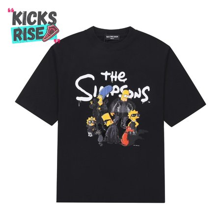 Balenciaga The Simpsons T-Shirt (B50) Black