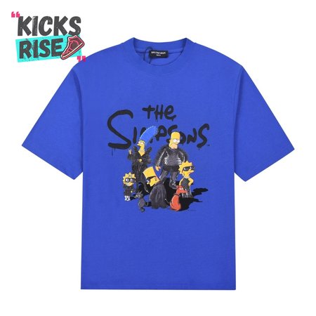 Balenciaga The Simpsons T-Shirt (B50) Blue