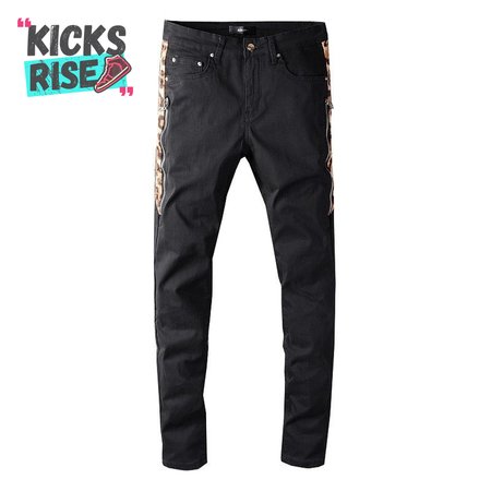 Amiri Cheeta Jeans Black