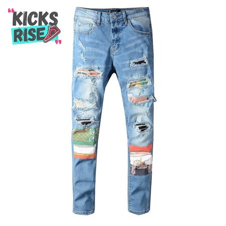 Amiri Design Jeans Blue