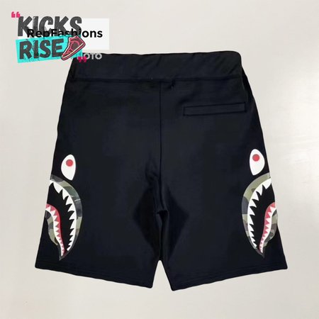 Bape Side Shark Sweat Shorts