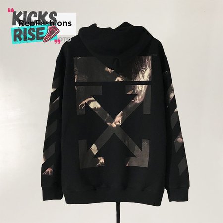 Off White Caravaggio Diag Arrow Hoodie