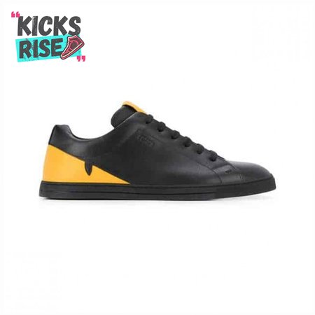 FENDI CORNER BUGS LOW-TOP SNEAKERS - FD08