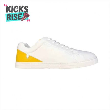 FENDI CORNER BUGS LOW-TOP SNEAKERS IN WHITE - FD07