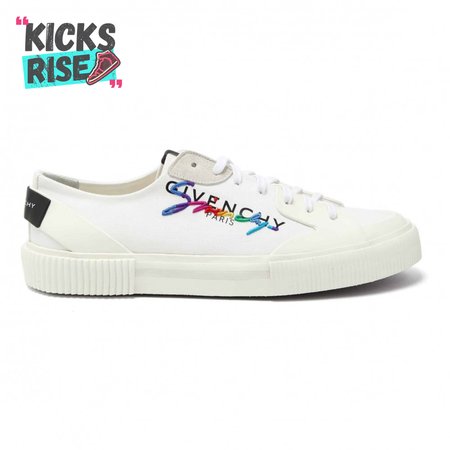 GIVENCHY TENNIS LOGO-EMBROIDERED SNEAKER - GVC39